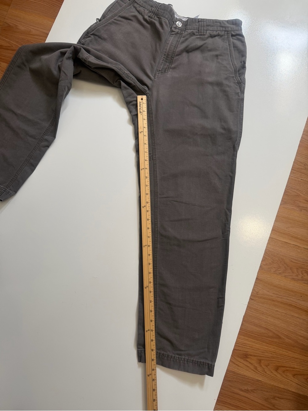 Columbia Men’s Gray Cargo Pants Size 34 Outdoor Utility Hiking Workwear - Picture 4 of 11